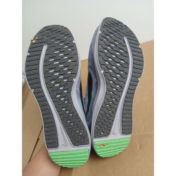 USED Nike Downshifter Mens Running Shoes,UK 7.5 US 8.5-Indigo Haze Gridiron 500 - Picture 4 of 5